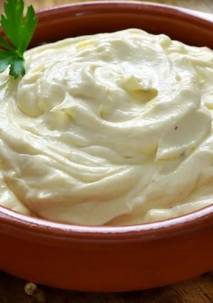 O poză a rețetei Maioneza rapida si delicioasa fara ulei.