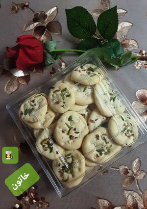 عکسی از دستور شیرینی پفکی گردویی با سولاردوم🤩