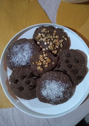 Una foto de Galletitas integrales de chocolate
