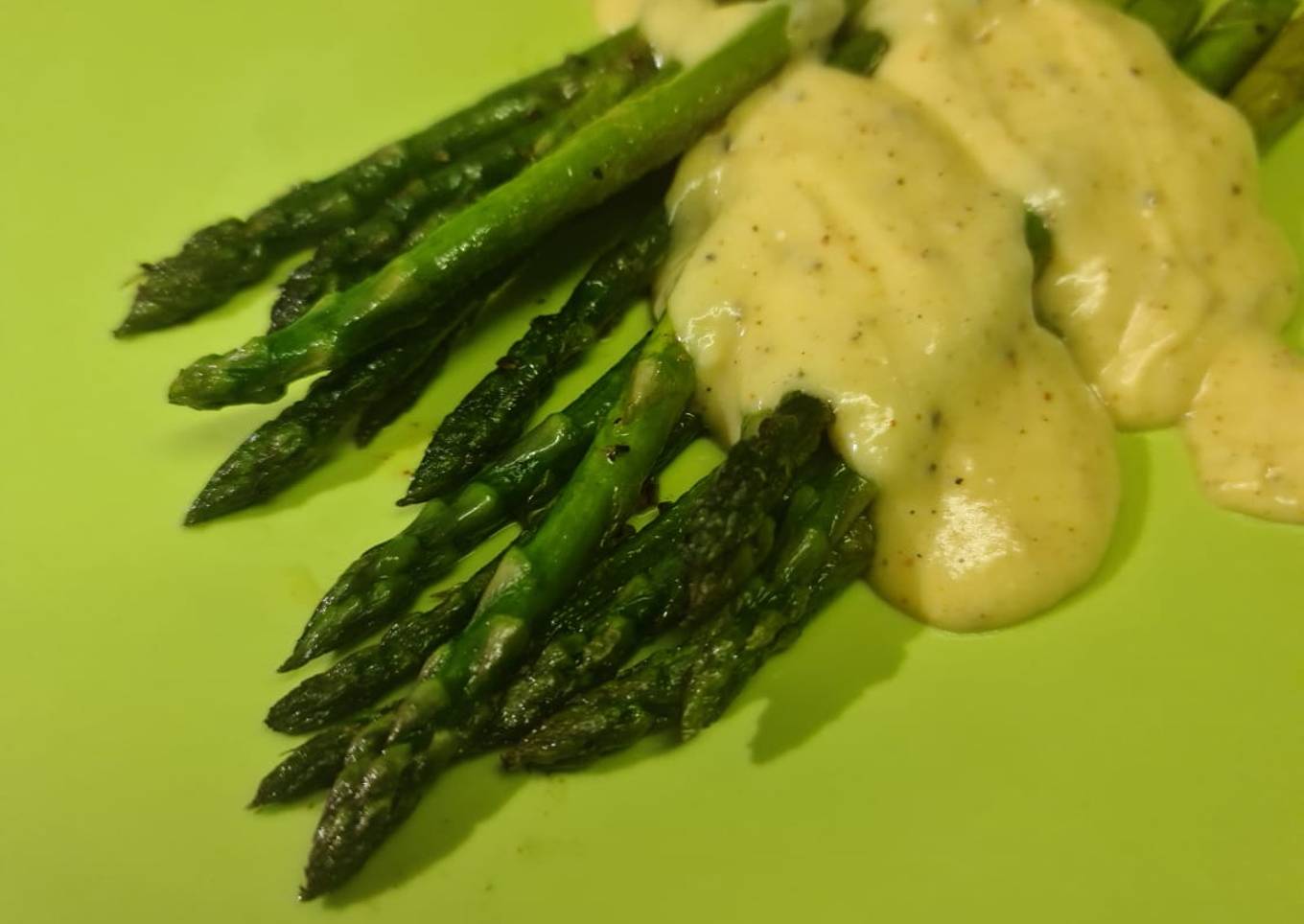 Grilled asparagus