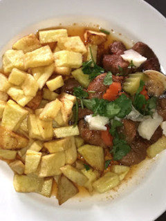 Foto de Carne de Porco à Alentejana