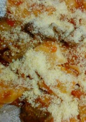 Una foto de Ravioles con Carne