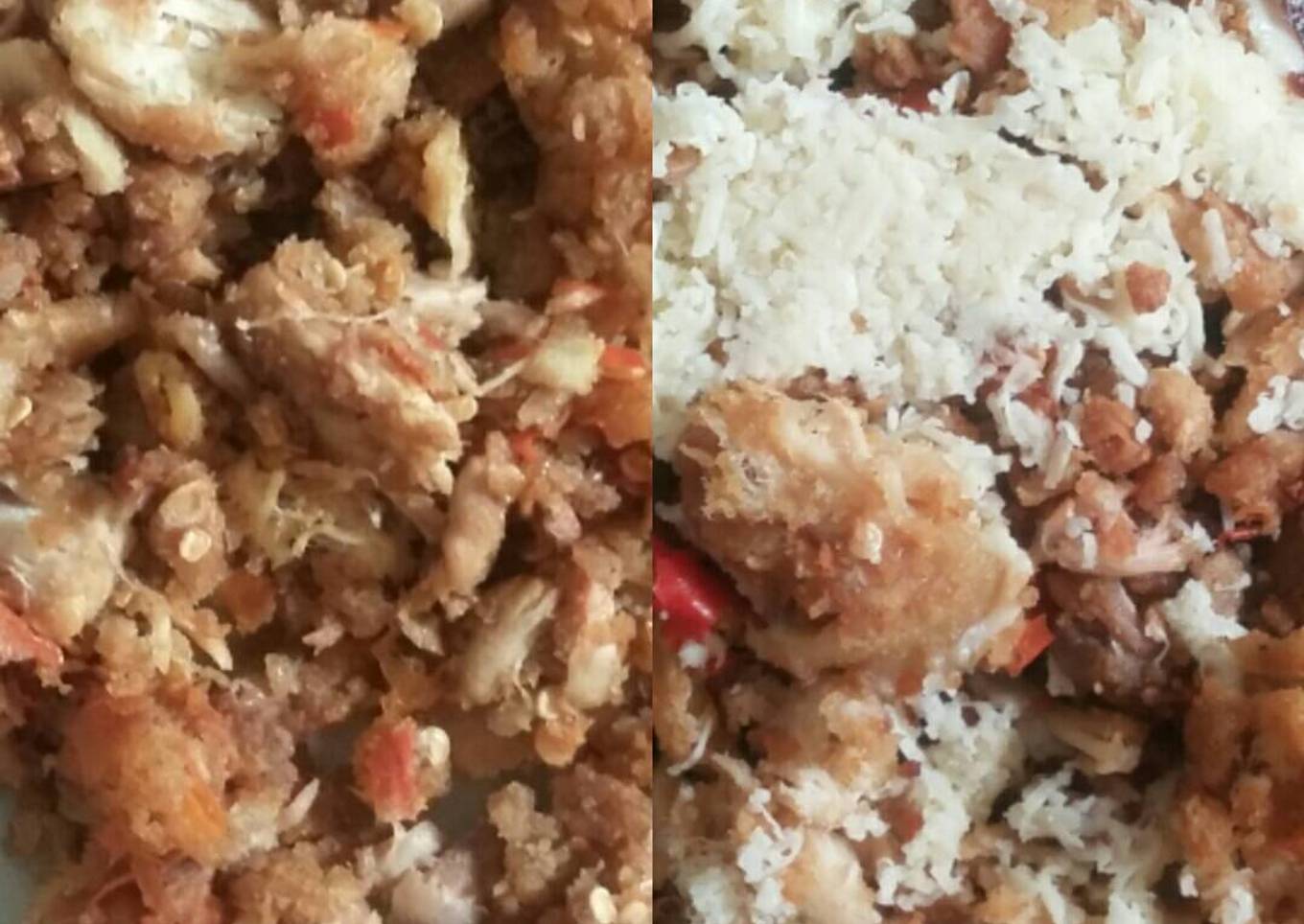 Geprek ayam