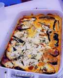 صينية باذنجان بالطحينية