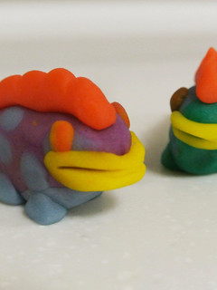 A picture of Small Nerikiri Wagashi: "Iguana".