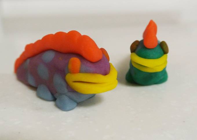 Small Nerikiri Wagashi: "Iguana"