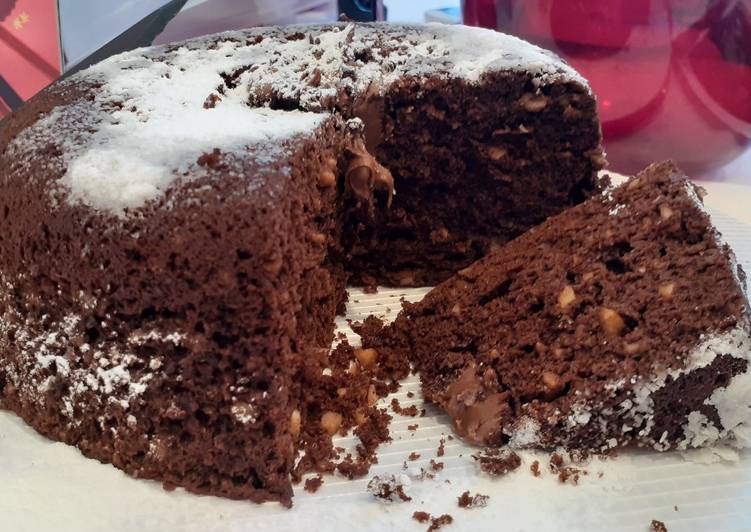 Ricetta Torta Al Cioccolato E Mandorle Al Microonde Di Malito Daniela Cookpad