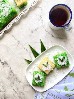 Foto resep Getuk Lindri Pandan Keju