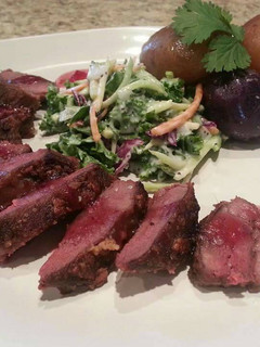 A picture of Pan Seared Duck Breast.