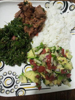 A picture of Cucumber ovacado Salsa.