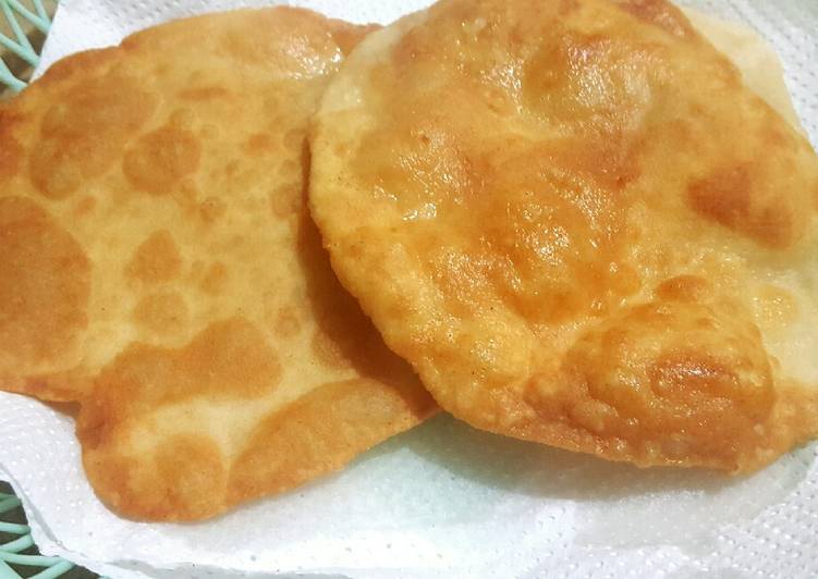 Plain Poori/ Plain Puff Pastry😊