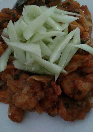 Foto resep Ikan tengiri asam manis