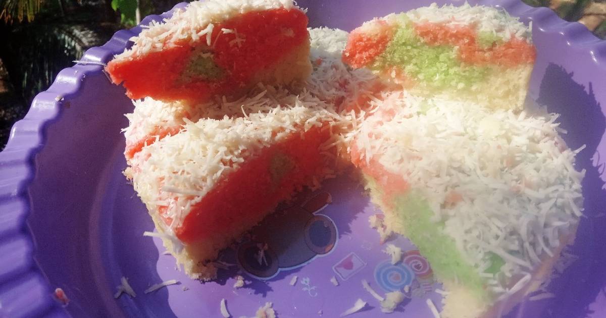 9 Resep Bolu Kukus Pelangi Tanpa Mixer Enak Dan Sederhana Ala Rumahan Cookpad