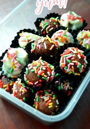 Foto resep Bola Coklat Biskuit Regal