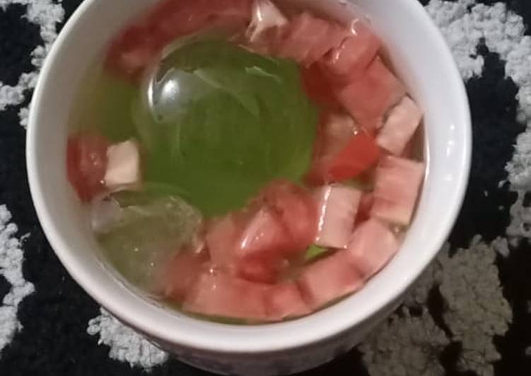 Resep Es Meto (melon tomat) Favorit, Sempurna