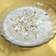 Amaranth grain Kheer (Rajgira Kheer) A picture of Amaranth grain Kheer (Rajgira Kheer).