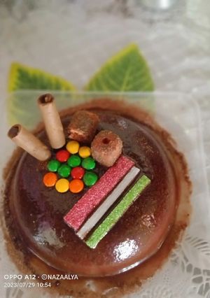 Foto resep Puding ultah simpel