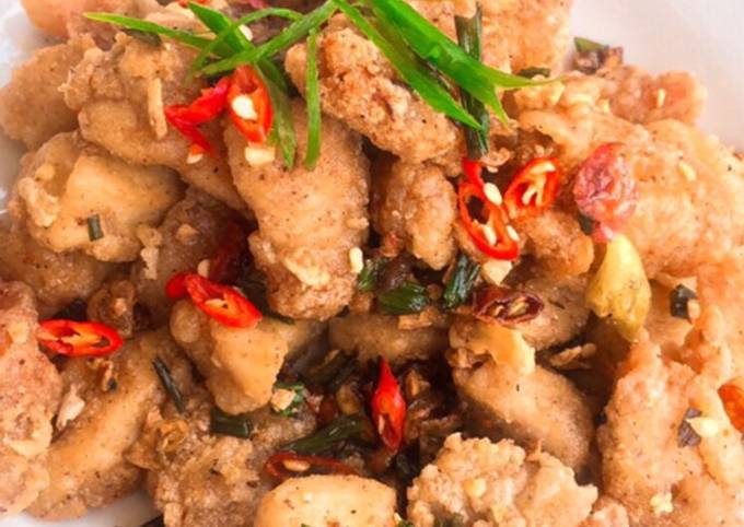 Resep Ayam Cabe Garam oleh Fidela Sadewo - Cookpad