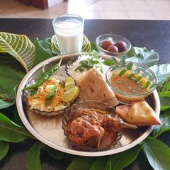 A picture of Indianmeal#presentationphotographychallenge.
