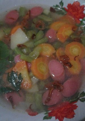 Foto resep Sayur sop no daging