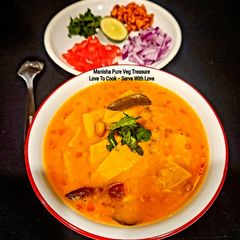 A picture of Dal Dhokli - Gujarati Cuisine - One Pot Meal.