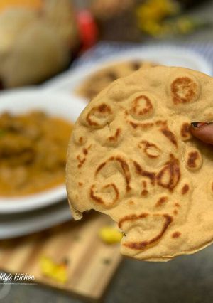 Whole wheat flatbread ainihin hoton girkin