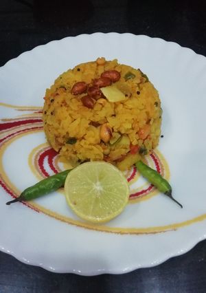 A picture of Veg Poha Upma.