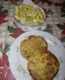 Hamburguesas rellenas de pollo