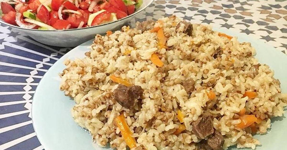 Рис с гречкой рецепт