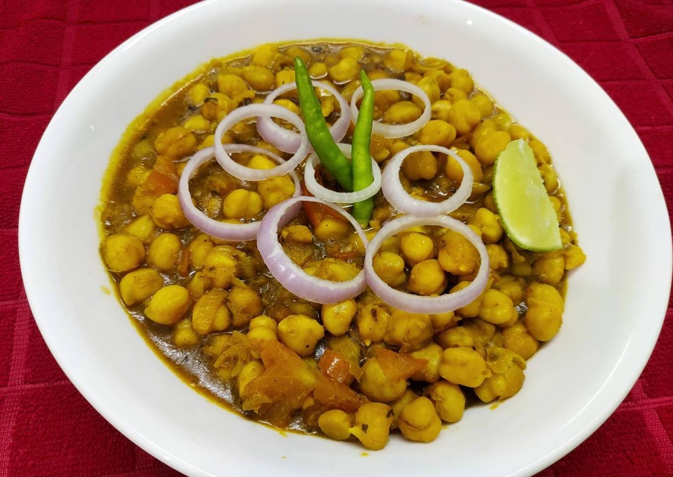 Boiled Chana Masala