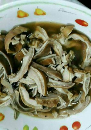 Hình của món Bao tử hầm tiêu đen.