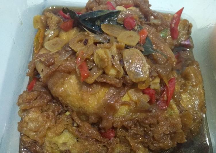 Telur Dadar Masak Cuan-cuan