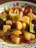 Sopa de lunes otoñal nublado y frío