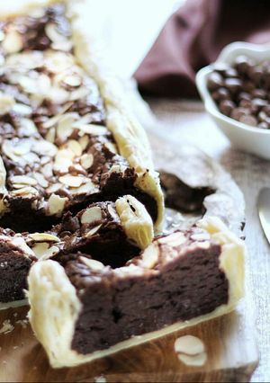 Foto resep Pastry coklat almond homemade#branibaking😍