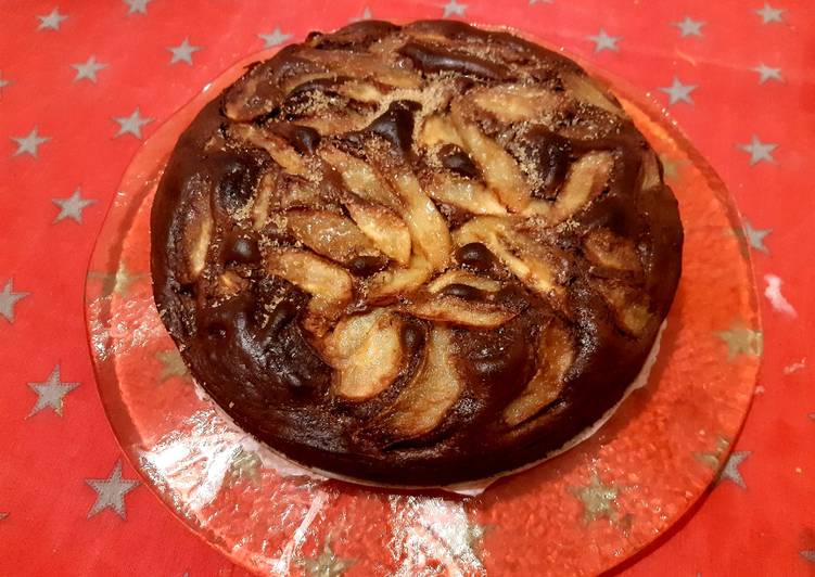 Torta cioccolato pere al Rum bianco