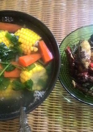 Foto resep Sayur Bening Bayam Jagung