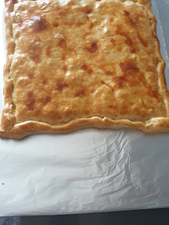 Una foto de Empanada de carne y pisto