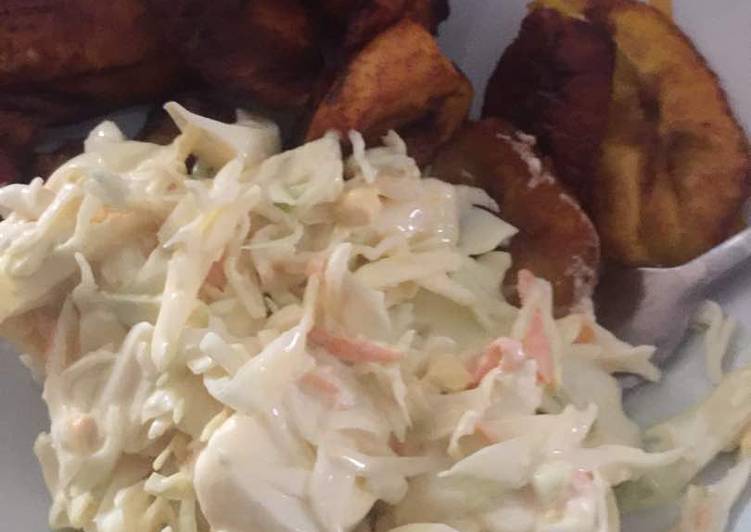 Salad &amp; Fried Plantain