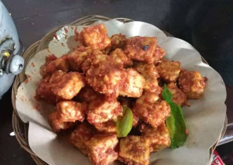 Resep Tahu dan tempe sambal merah, Enak
