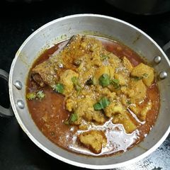 A picture of Posto fish with cauliflower.