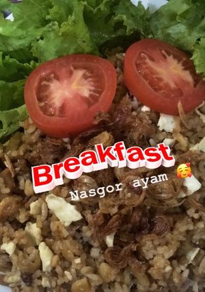 Foto resep Nasgor ayam favorit keluarga ga pake ribet