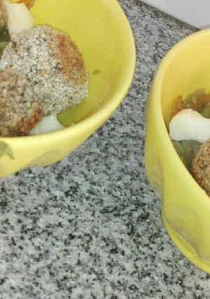 Una foto de Albóndigas de berenjena 🍆