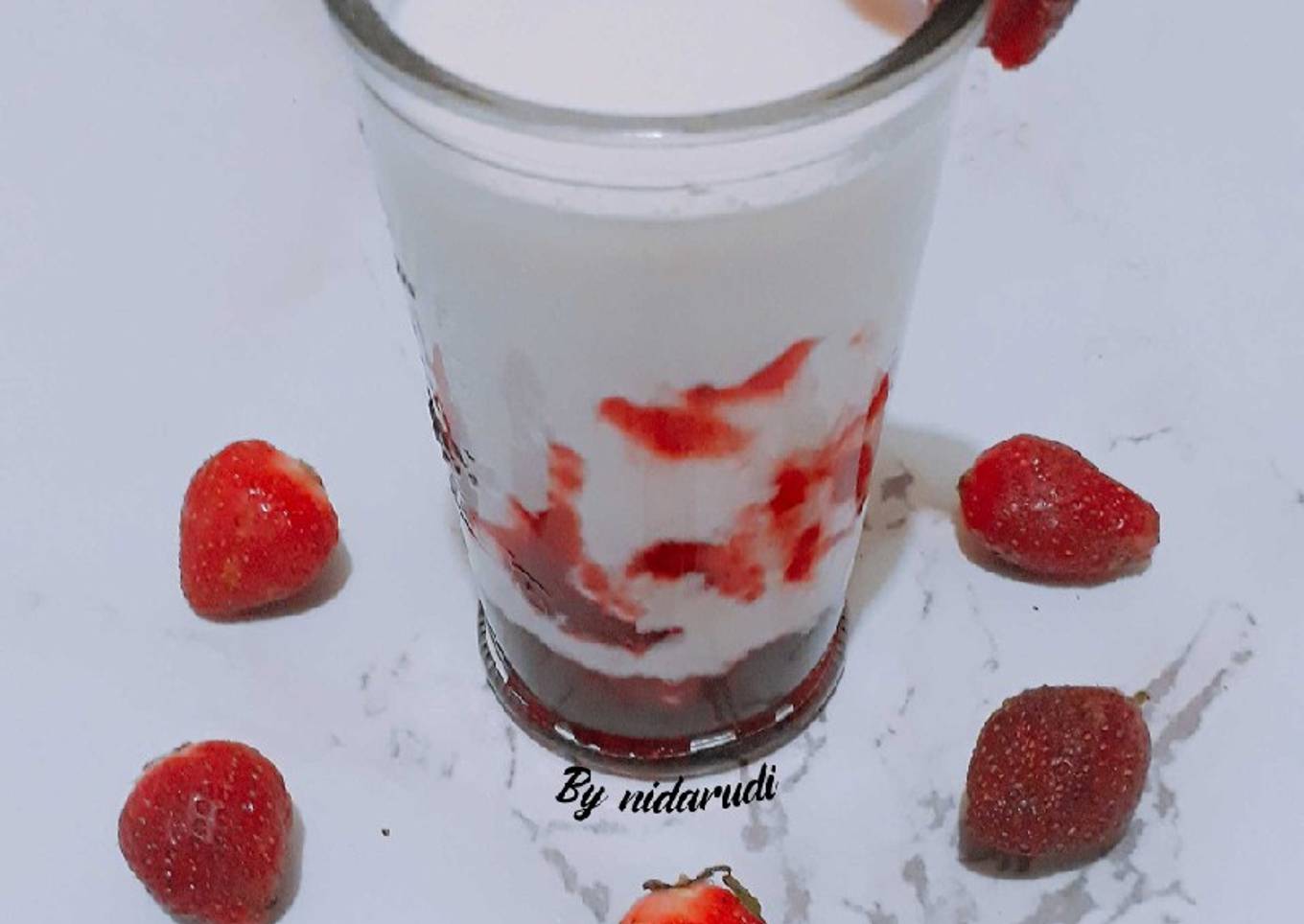 Korean Strawberry Milk