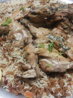 صورة لوصفة رز بالدجاج