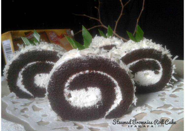Steamed Brownies Roll Cake (#pr_BrowniesDCC)
