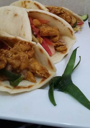 A picture of Chicken Wraps.