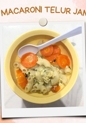 Foto resep Sup macaroni telur jamur (Mpasi start 8m+)