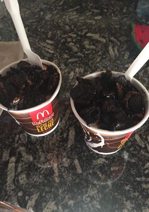Una foto de Helado mcflurry oreo