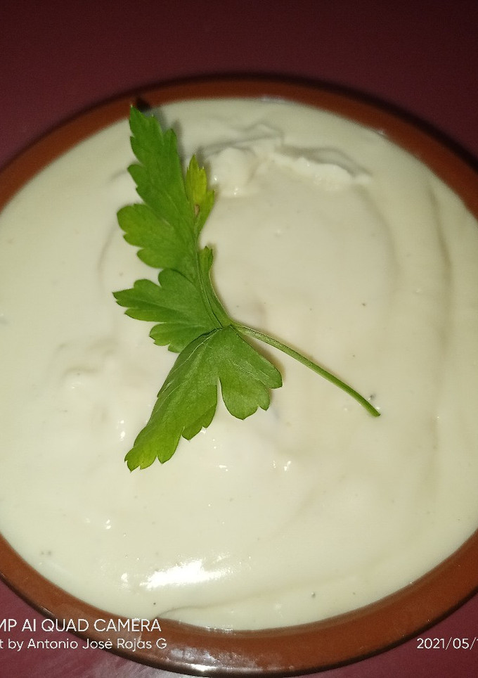 Una foto de Salsa de queso azul