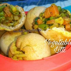 A picture of Vegetable Litti (Winter Special Breakfast).